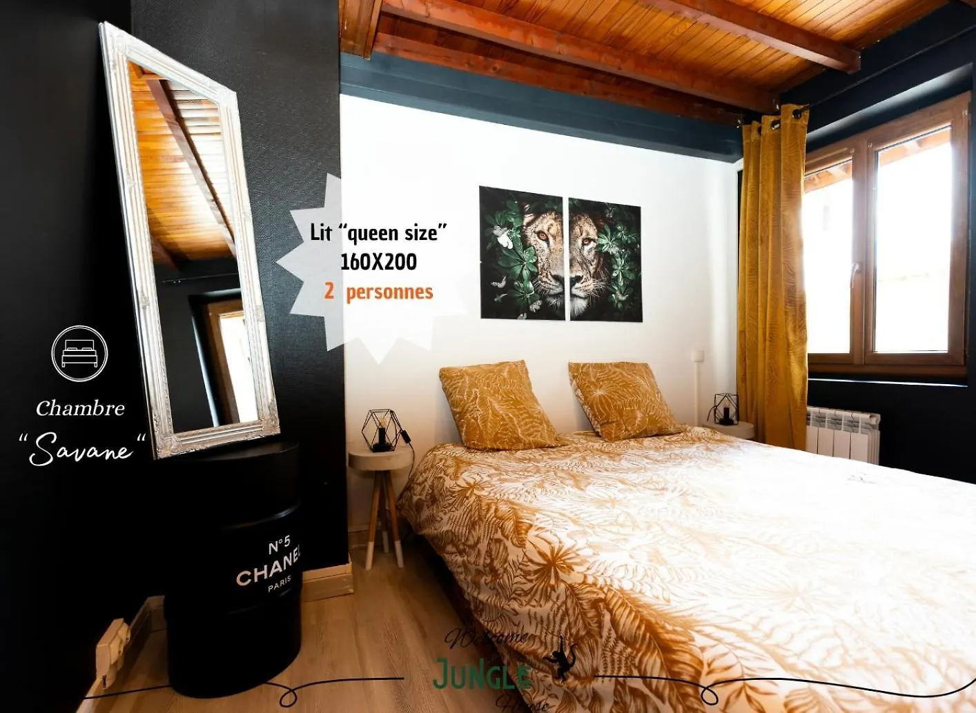 Maison Jungle House: Spacious Gaming Retreat in Montbrison France